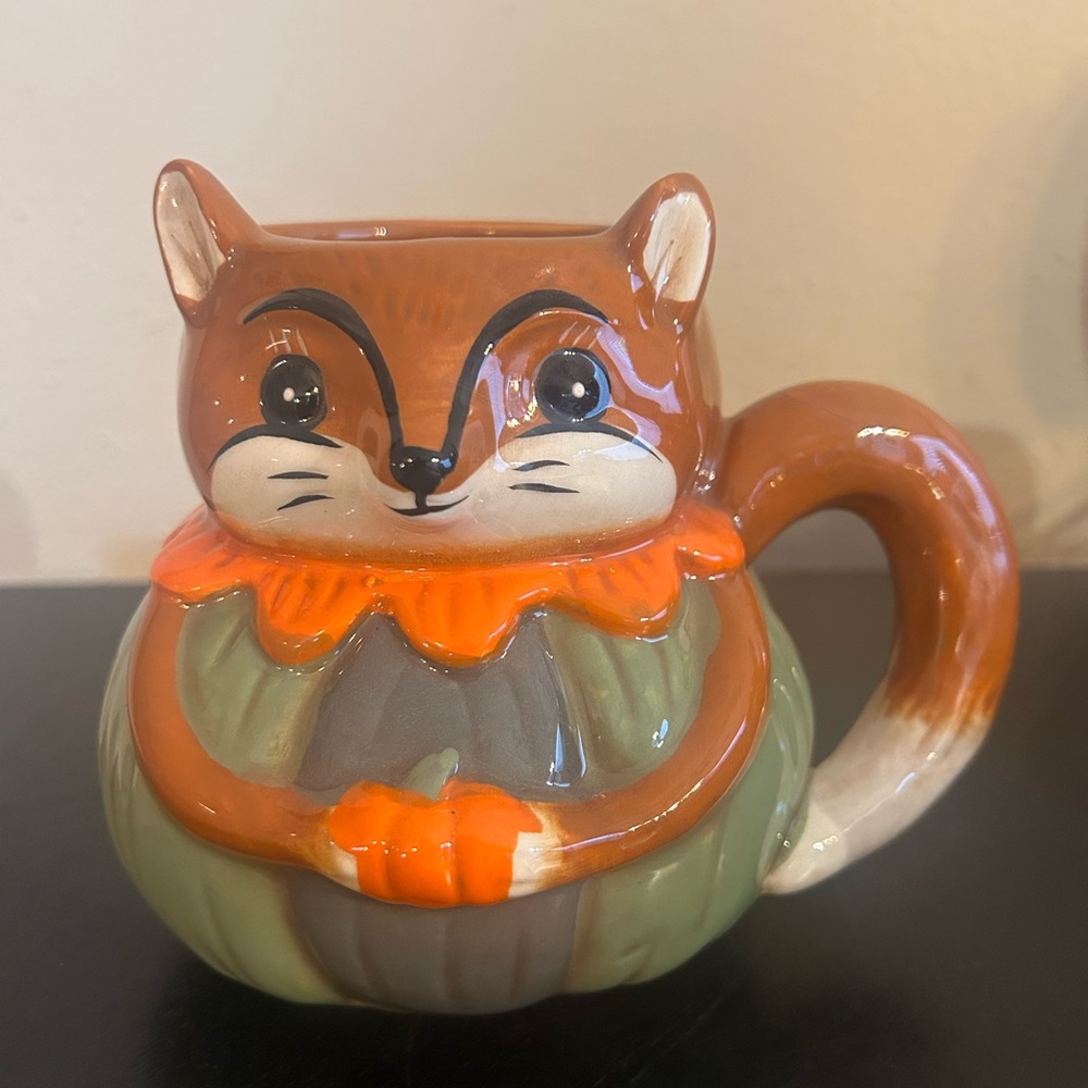 Fox Shaped Ceramic Mug